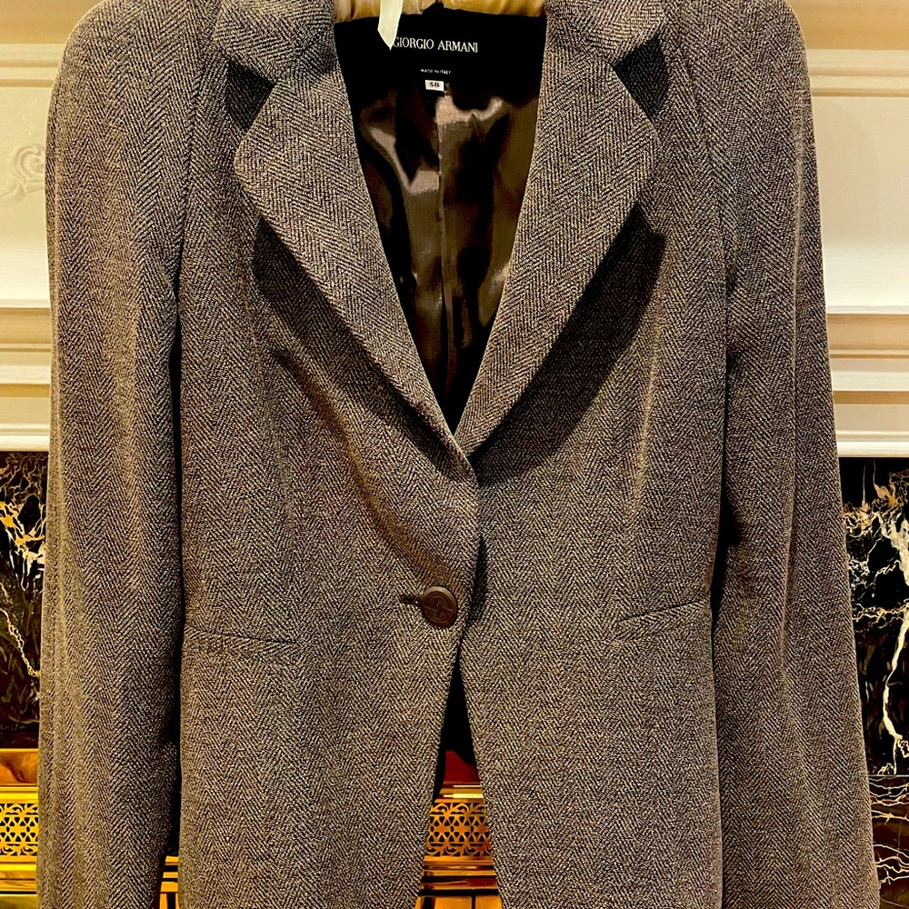Vintage Giorgio Armani Blazer Trouser Suit Women 38